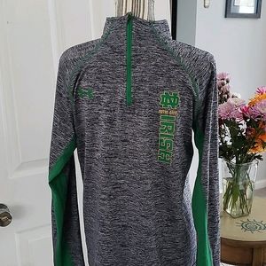 Under Armour pull over, half zip